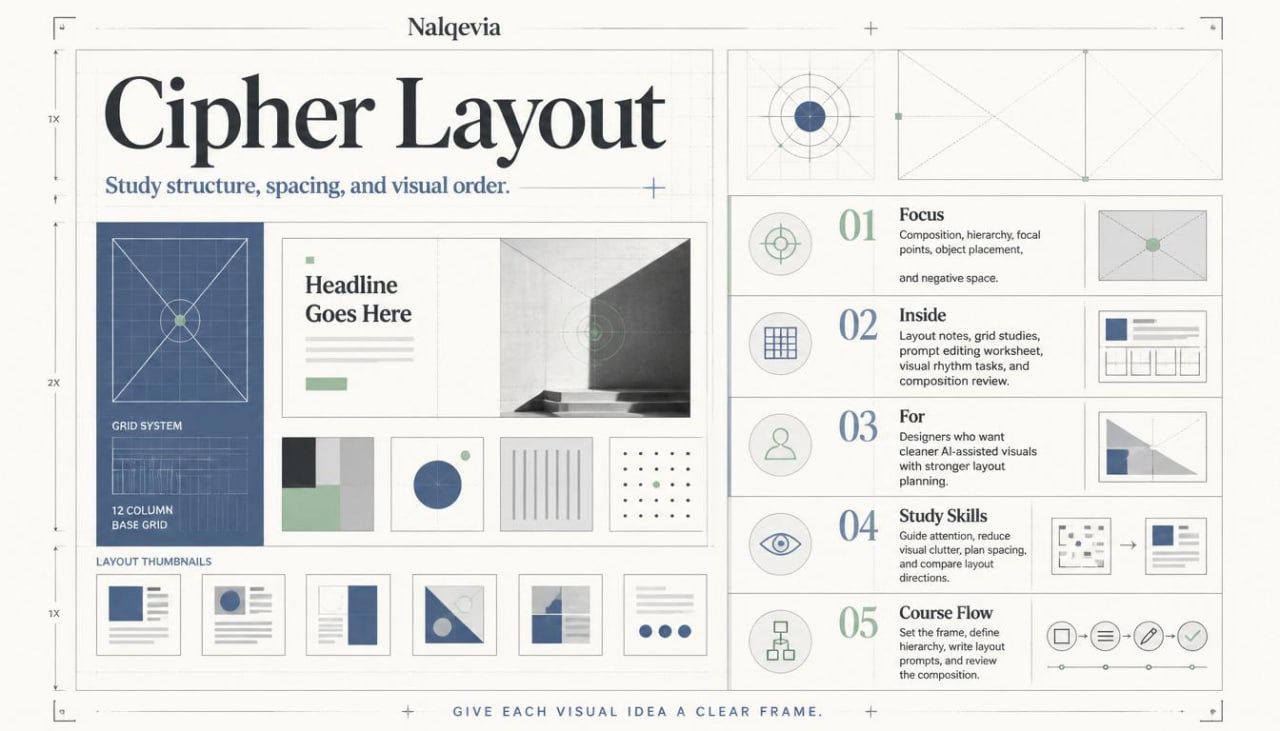 cipher layour infographic