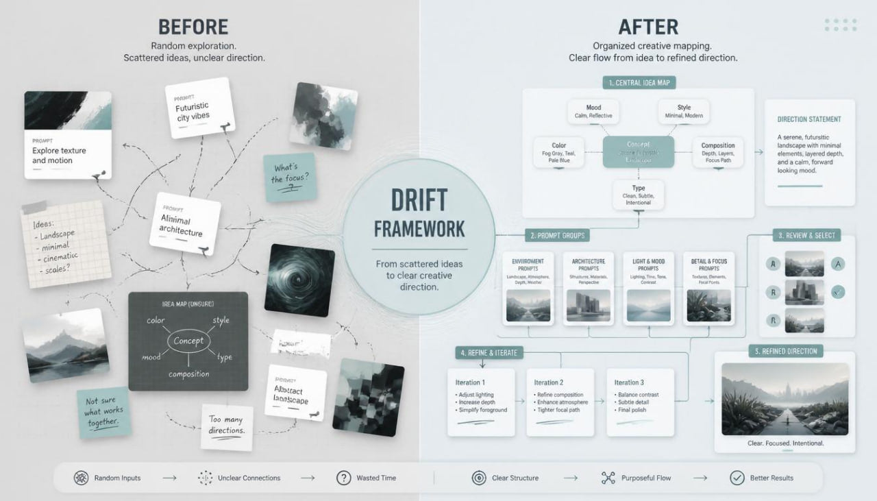drift framework before after